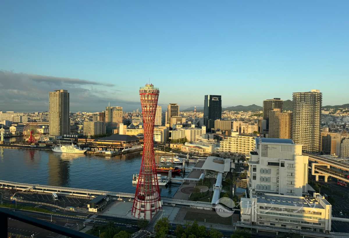 ホテルオークラ神戸の客室からの風景